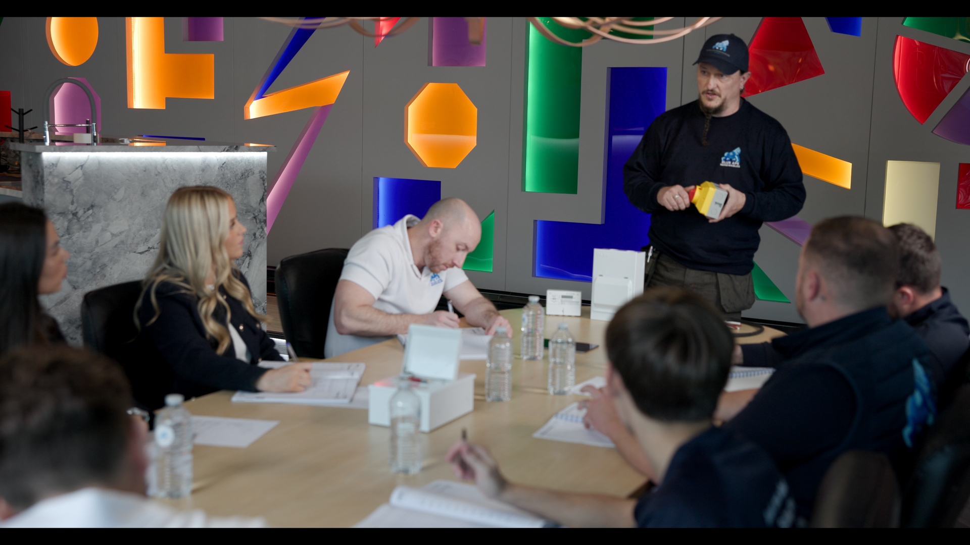 Blue Ape Renewables team meeting